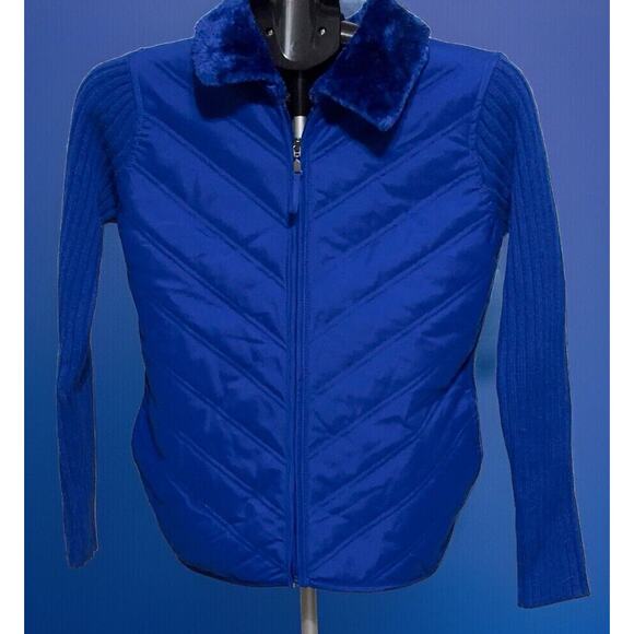 Creazioni Effeci Sweater Jacket Royal Blue Size Small - Picture 1 of 6